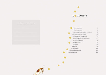 My Dog's First Year: A Journal Hardcover Book