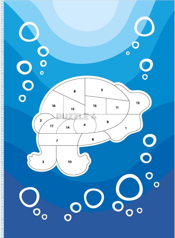 Sticker Puzzle-Under the Sea Puzzle Activity Book