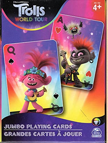 Trolls World Tour - Jumbo Playing Cards