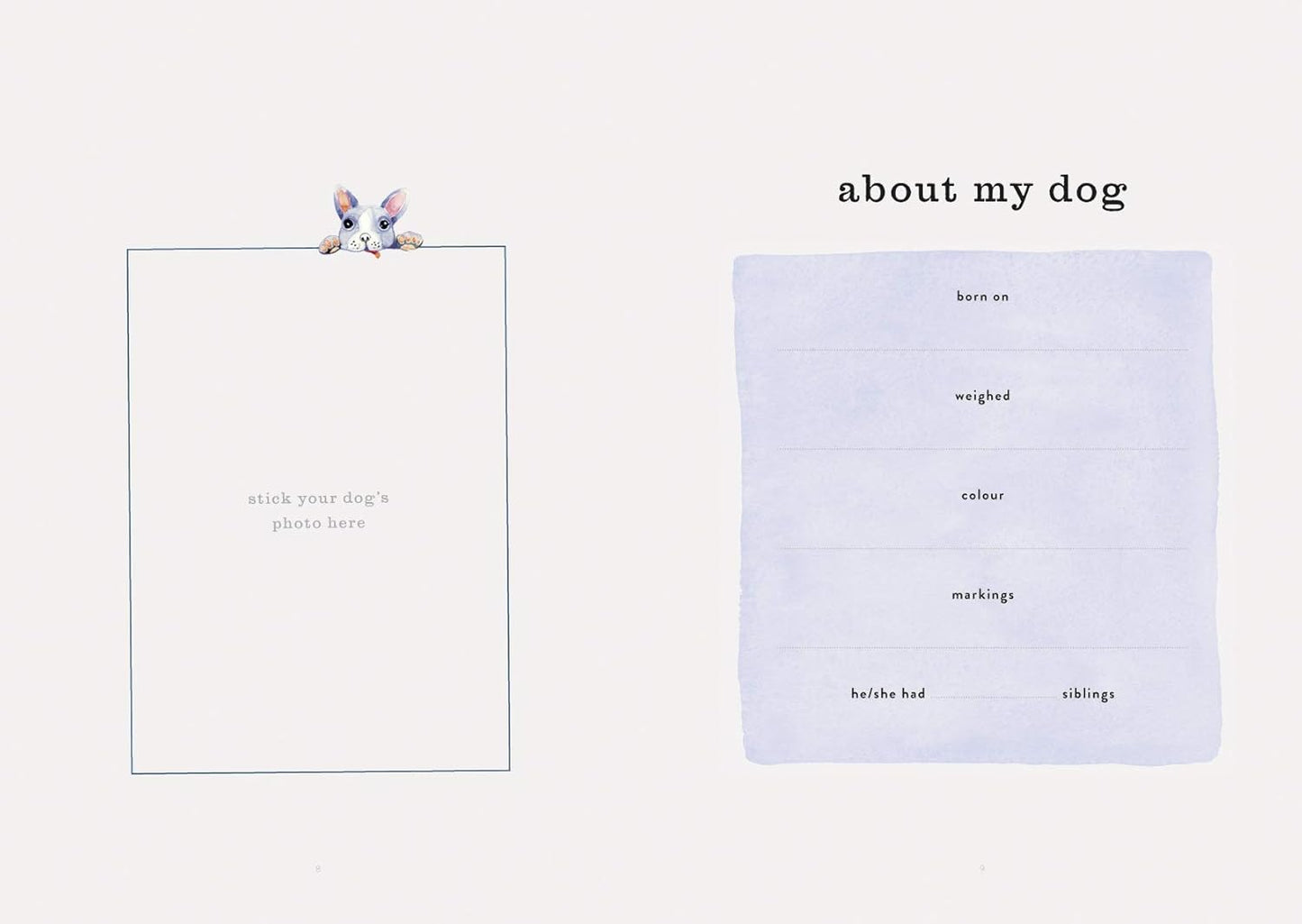 My Dog's First Year: A Journal Hardcover Book