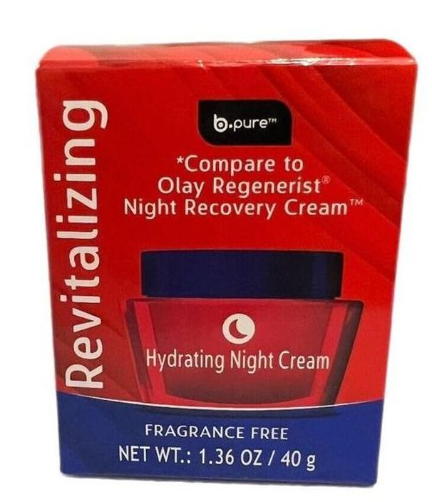 B Pure Revitalizing cream cleanser + Revitalizing hydrating night cream BNIB.Set of 2 Pack