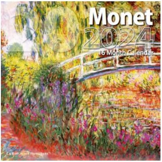 2024 Monet Full Size Wall Calendar for Planning, Scheduling, and Organizing