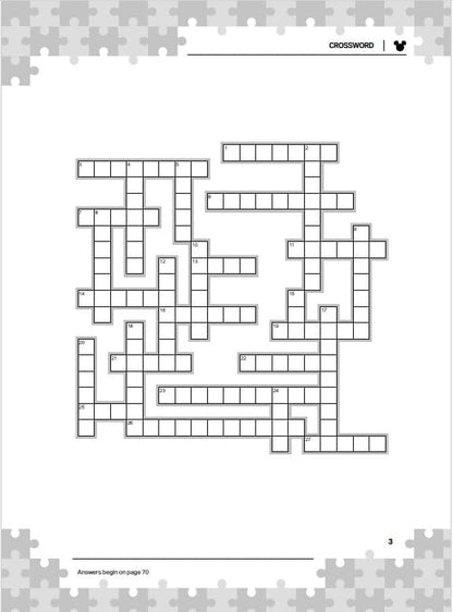 Disney Crosswords Puzzle Book