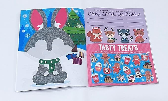 Christmas Sticker Book - (Cuties, Friends) (Set of 2 Books)