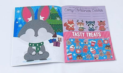 Christmas Sticker Book - (Cuties, Friends) (Set of 2 Books)