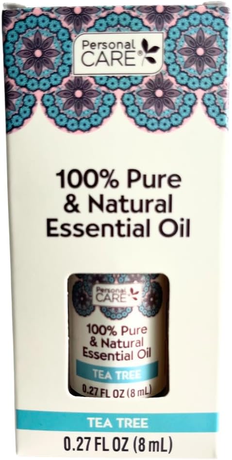 Personal Care Pure Tea Tree Essential Oil, 0.27 Fl Oz (Set of 2)