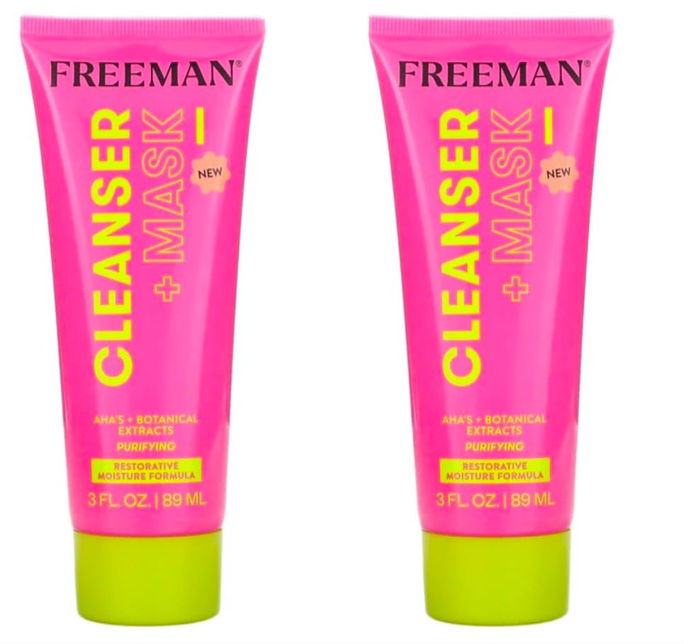 Cleanser + Mask, Purifying Restorative Moisture Formula with AHA and Botanical Extracts, 3 fl oz