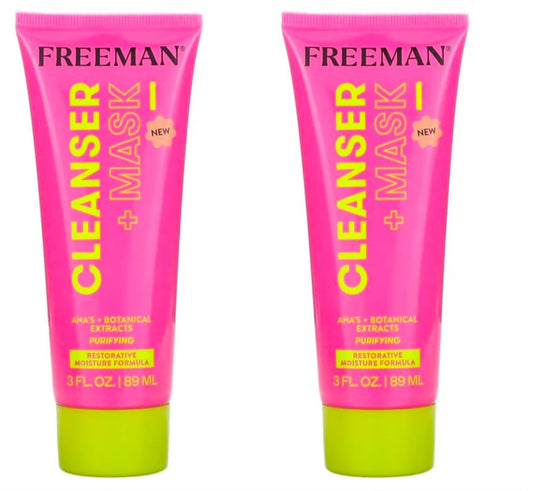 Cleanser + Mask, Purifying Restorative Moisture Formula with AHA and Botanical Extracts, 3 fl oz