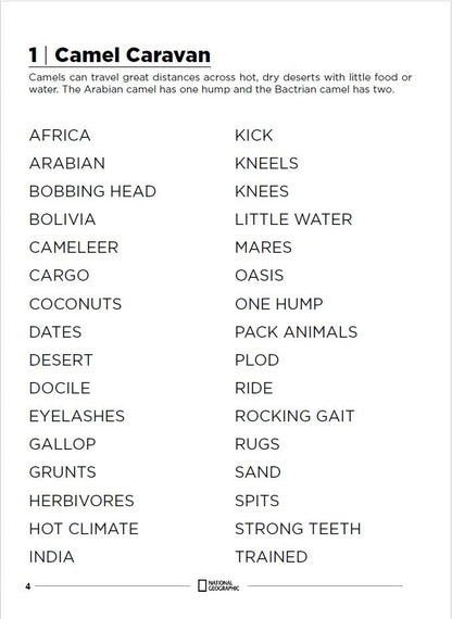 National Geographic Word-Finds Word Search Puzzle Book