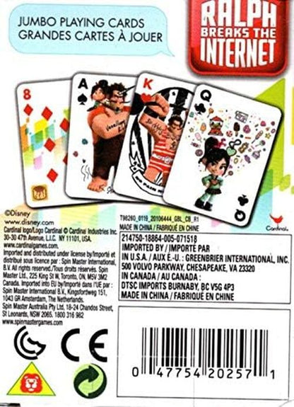Disney Ralph Breaks The Internet - Jumbo Playing Cards