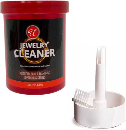 HOMEBRIGHT Jewelry Cleaner Solution for Gold, Silver, Diamond 4.8oz (Set of 2)