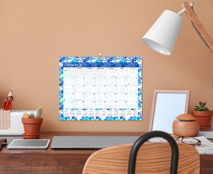 2026-2027 Monthly Spiral-Bound Wall / Desk Calendar - Desktop / Wall Blotter Calendar / Planner - (Edition #22)