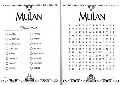 Disney Princess & Frozen II - Activity Book Word Search (Set of 2 Books)