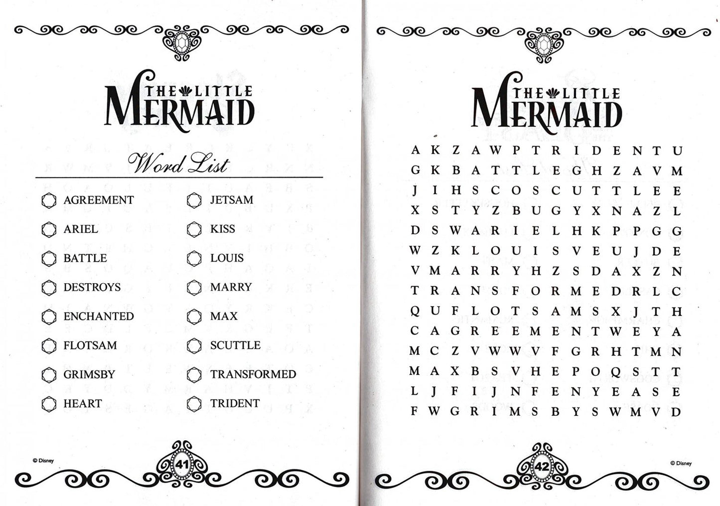 Disney Princess & Frozen II - Activity Book Word Search (Set of 2 Books)