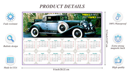 2027 Magnetic Calendar - Calendar Magnets - Today is my Lucky Day - Edition #45