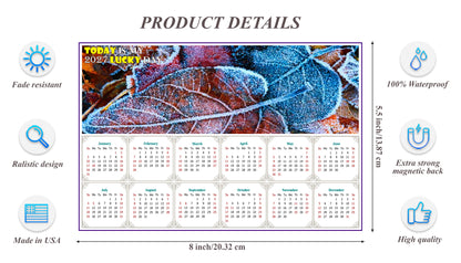 2027 Magnetic Calendar - Calendar Magnets - Today is my Lucky Day - Edition #36