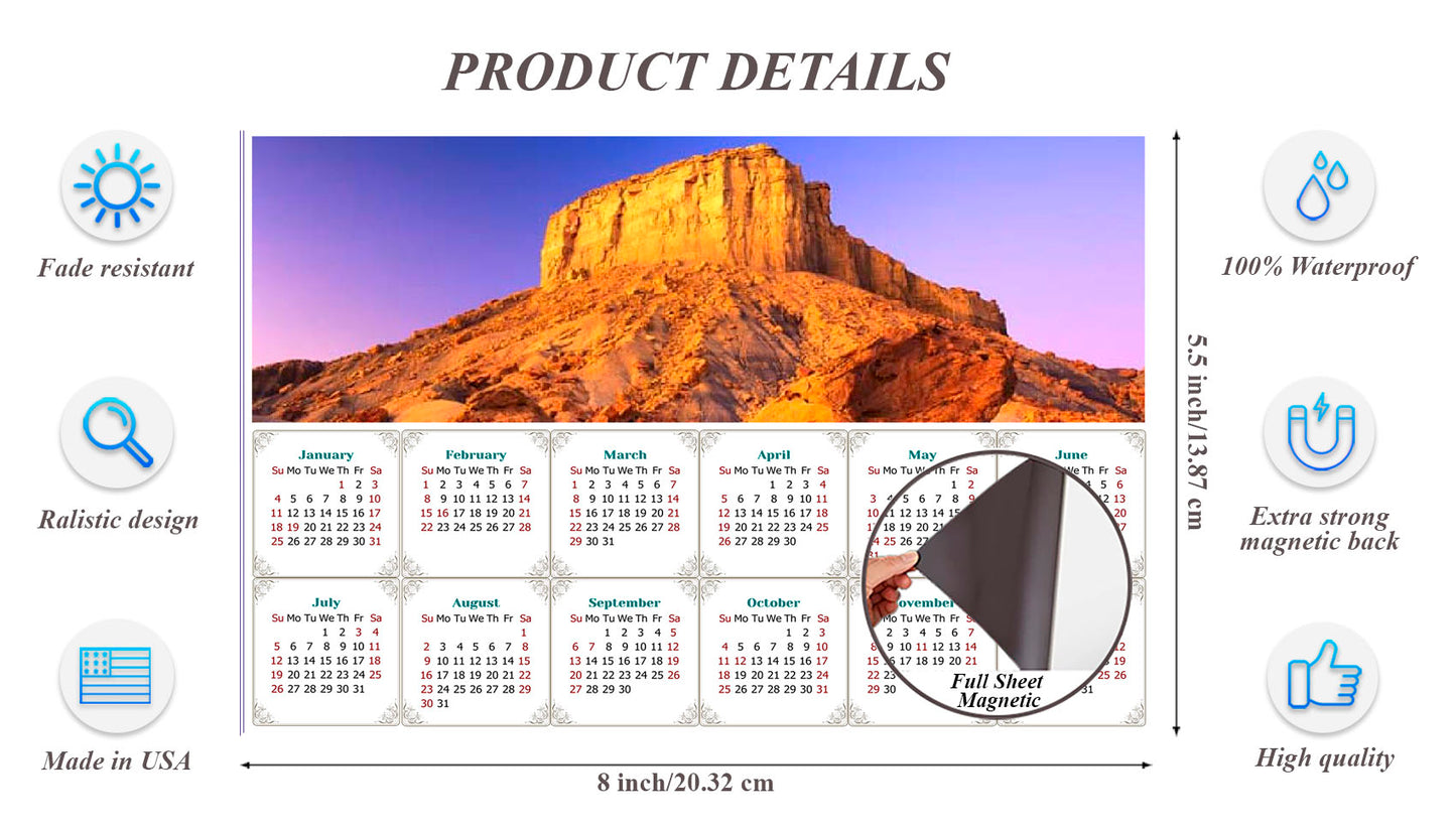 2026 Magnetic Calendar - Calendar Magnets - Today is my Lucky Day - Edition #28b