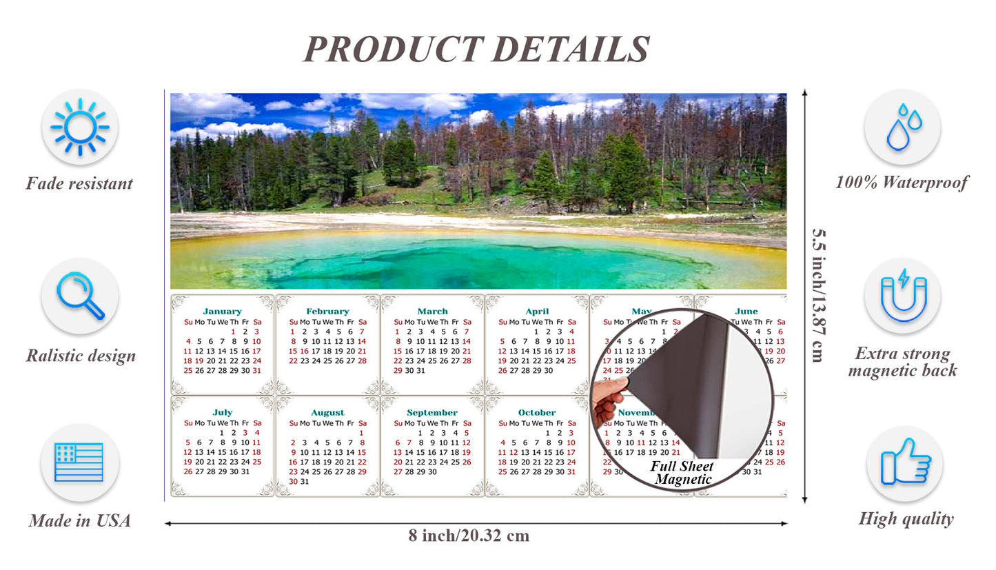 2026 Magnetic Calendar - Calendar Magnets - Today is my Lucky Day - Edition #29