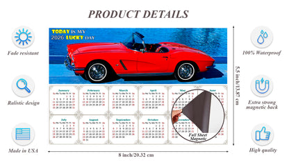 2026 Magnetic Calendar - Calendar Magnets - Today is my Lucky Day - Edition #48
