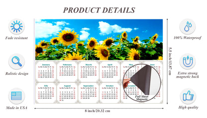 2026 Magnetic Calendar - Calendar Magnets - Today is my Lucky Day - Edition #34
