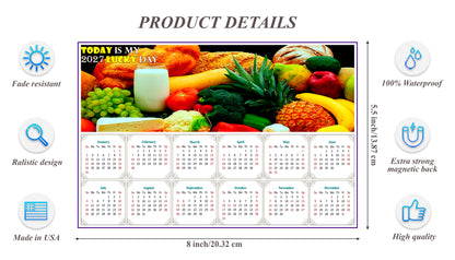 2027 Magnetic Calendar - Calendar Magnets - Today is my Lucky Day - Edition #41