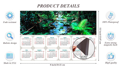 2026 Magnetic Calendar - Calendar Magnets - Today is My Lucky Day (Daintree National Park)