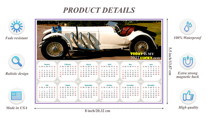 2027 Magnetic Calendar - Calendar Magnets - Today is my Lucky Day - Edition #50