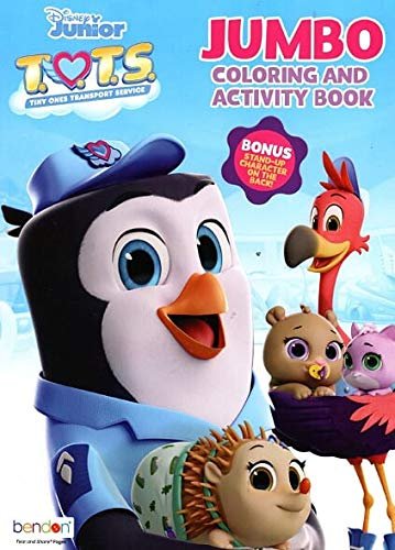 Disney Junior - Jumbo Coloring & Activity Book - T.O.T.S. Tiny Ones Transport Service