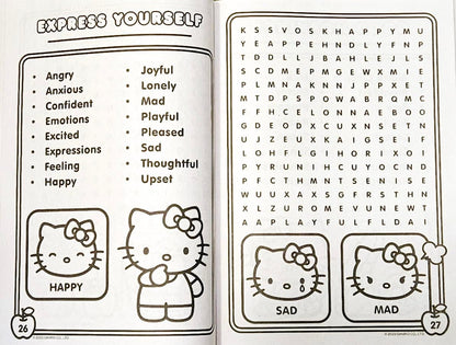 Hello Kitty Jumbo Word Search Puzzle Book 80pgs