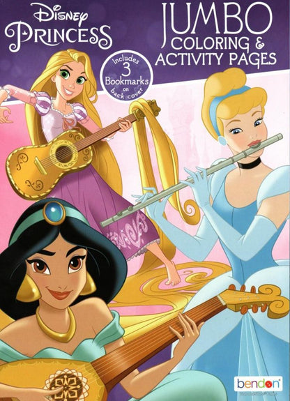 Disney Princess - Jumbo Coloring & Activity Book (Set of 4 Books)