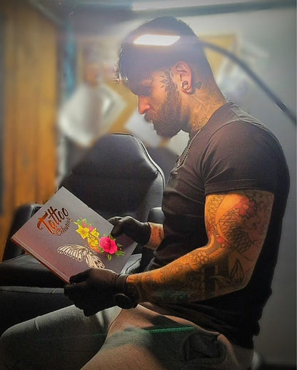 Tattoo Colouring Paperback Book