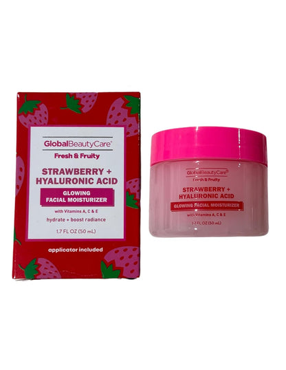 Strawberry and Hyaluronic Acid Glowing Facial Moisturizer (Set of 2 Pack)