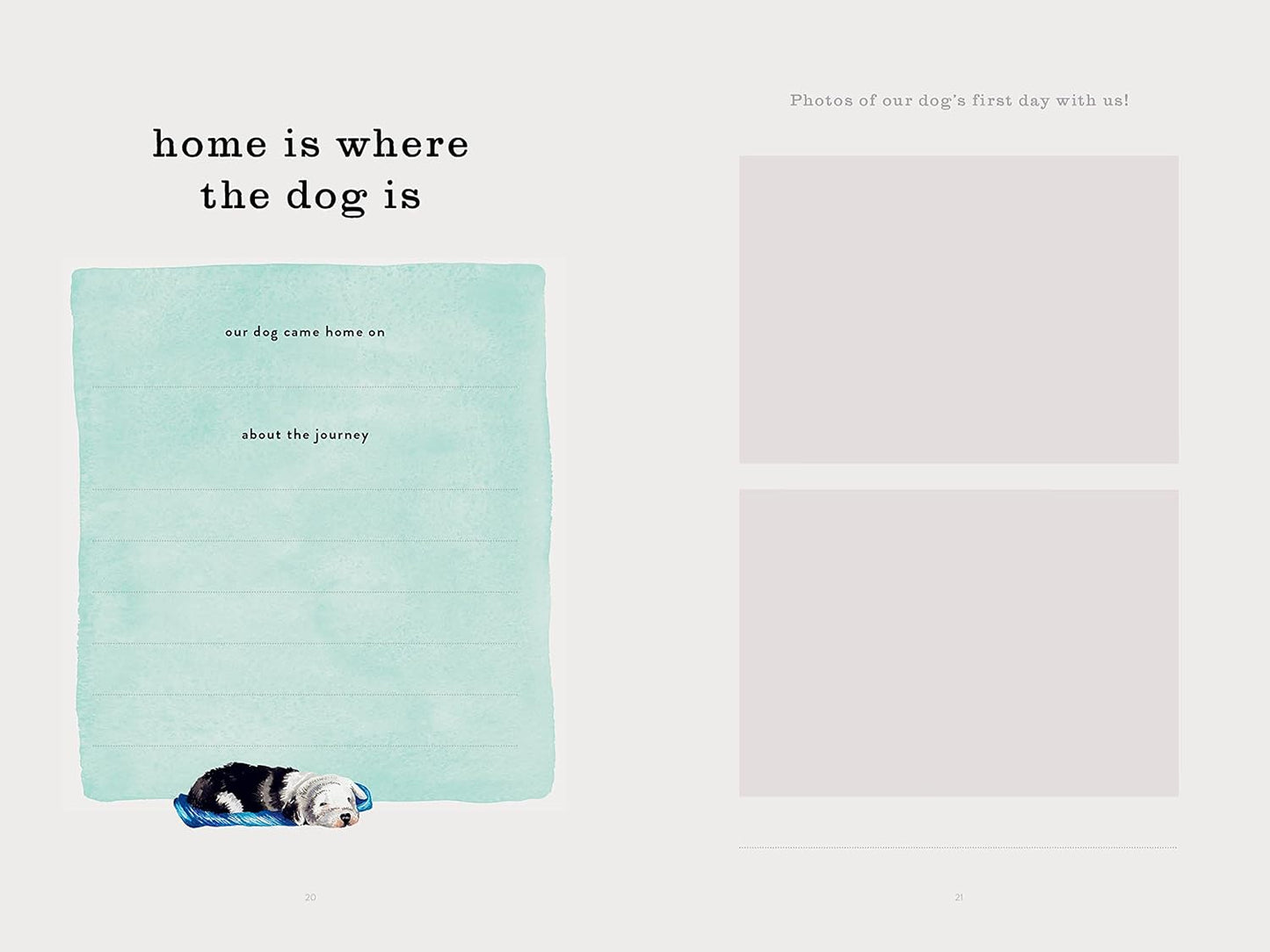 My Dog's First Year: A Journal (Keepsake Gift for Dog Lovers. Hardcover Book