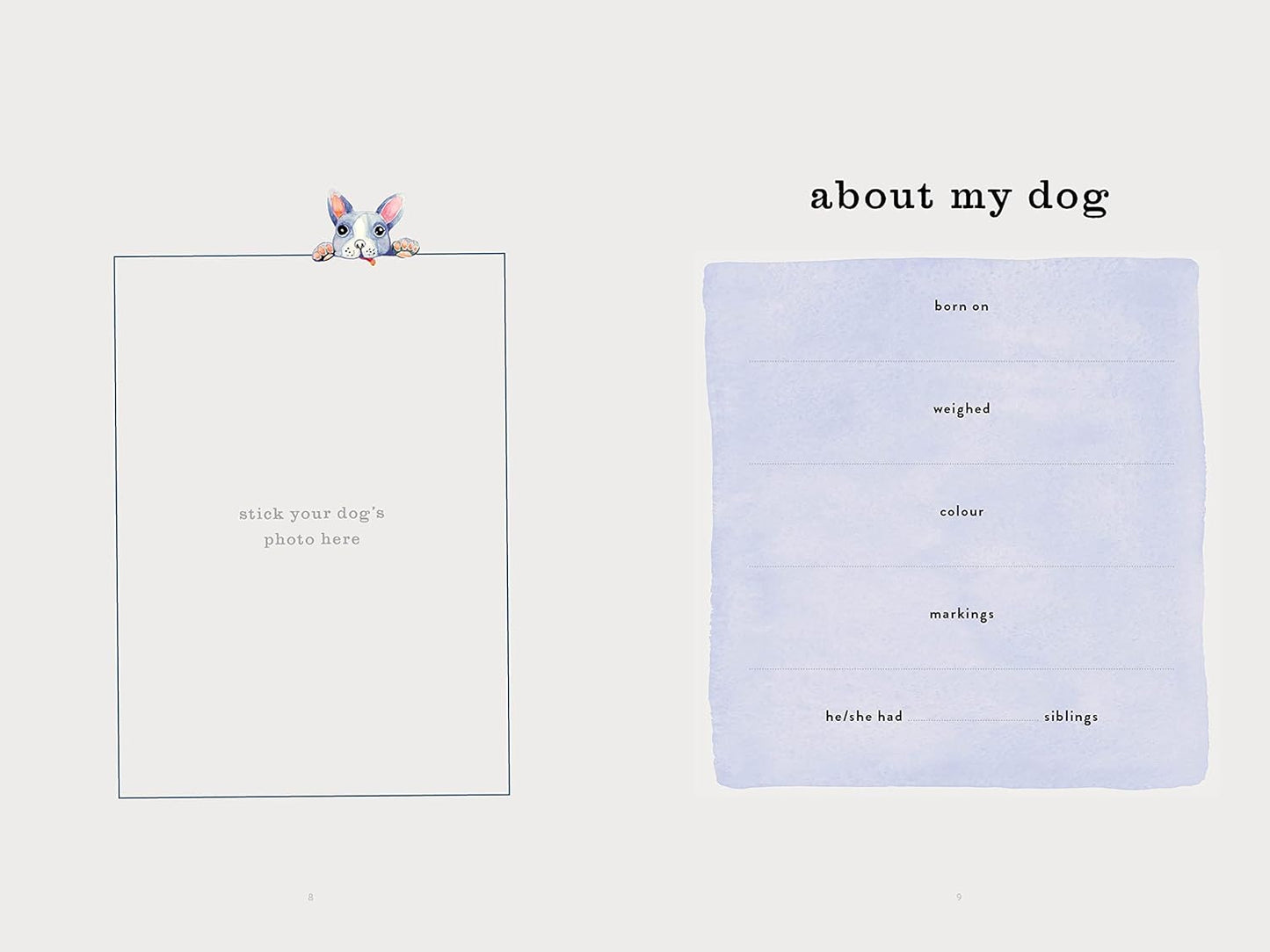 My Dog's First Year: A Journal (Keepsake Gift for Dog Lovers. Hardcover Book