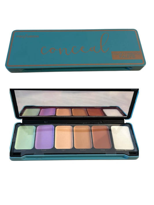 Pro Wear Color Correcting Concealer Palette, 6 Shades, Turquoise Case