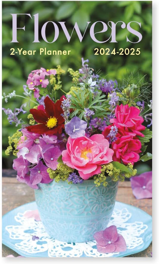 2024-2025 Value Pocket Calendar for Planning, Scheduling, and Organizing (Flowers)