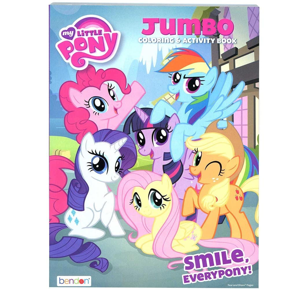 My Little Pony Coloring and Activity Book ~ Smile Every pony!