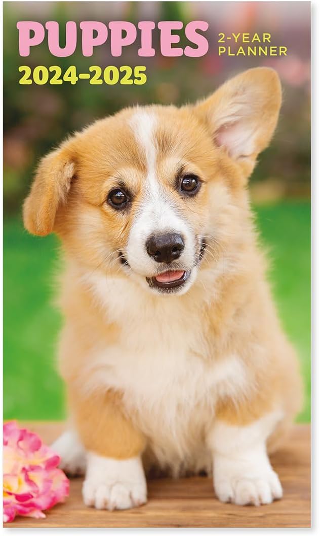 2024-2025 Value Pocket Calendar for Planning, Scheduling, and Organizing (Puppies)