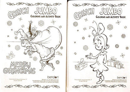 Grinch Holiday Christmas Coloring & Activity Book (Set of 3)