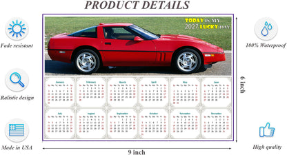 2027 Peel & Stick Calendar - Today is my Lucky Day - Removable, Repositionable - 046 (9"x 6")