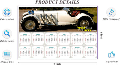 2027 Peel & Stick Calendar - Today is my Lucky Day - Removable, Repositionable - 050 (9"x 6")