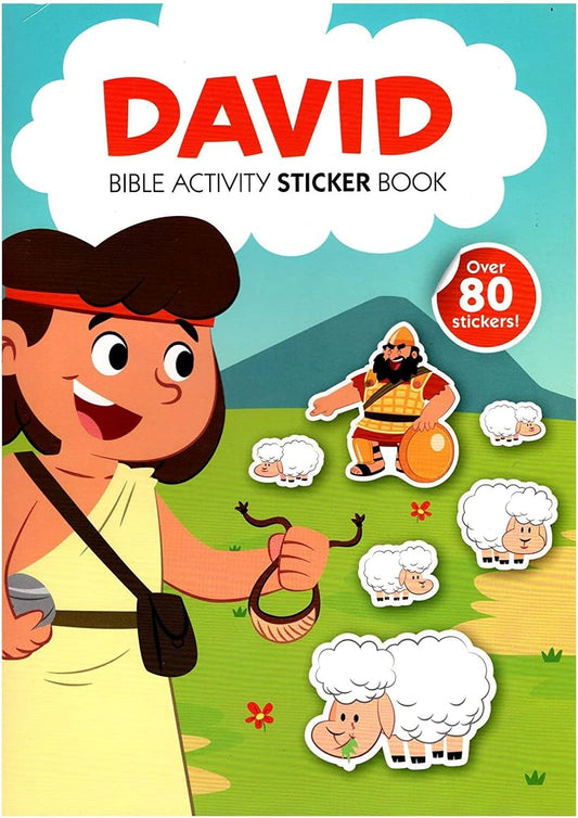 David - Bible Activity Sticker Book Over 80 Stickers