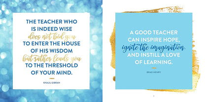 Thank You For Teaching Hardcover Book