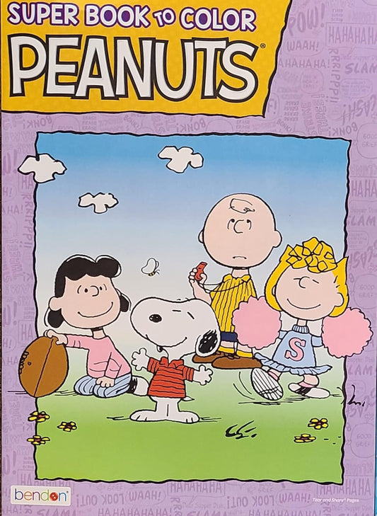 Peanuts Super Book to Color