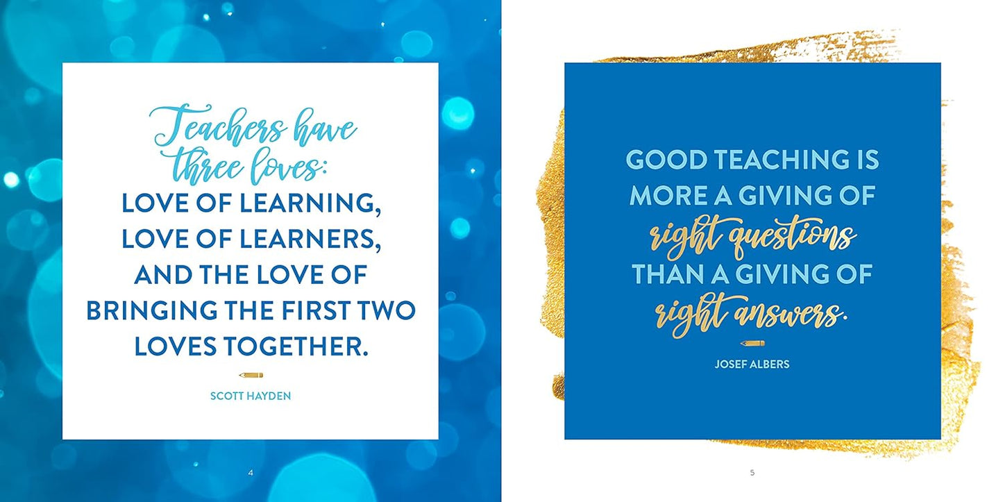 Thank You For Teaching Hardcover Book