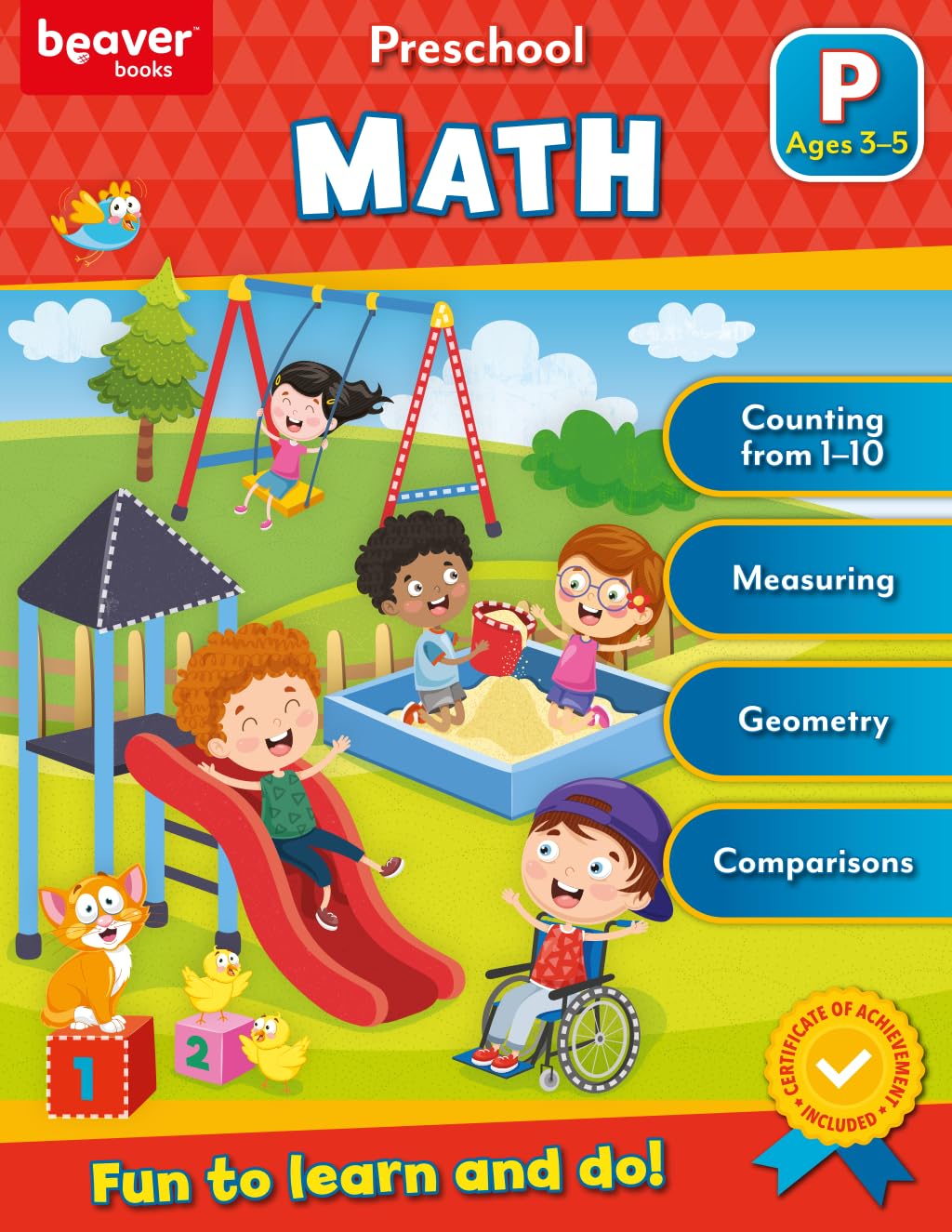 Head Start Math Head Workbooks: Ages 3-4 - Preschool Prep with Sticker Sheet