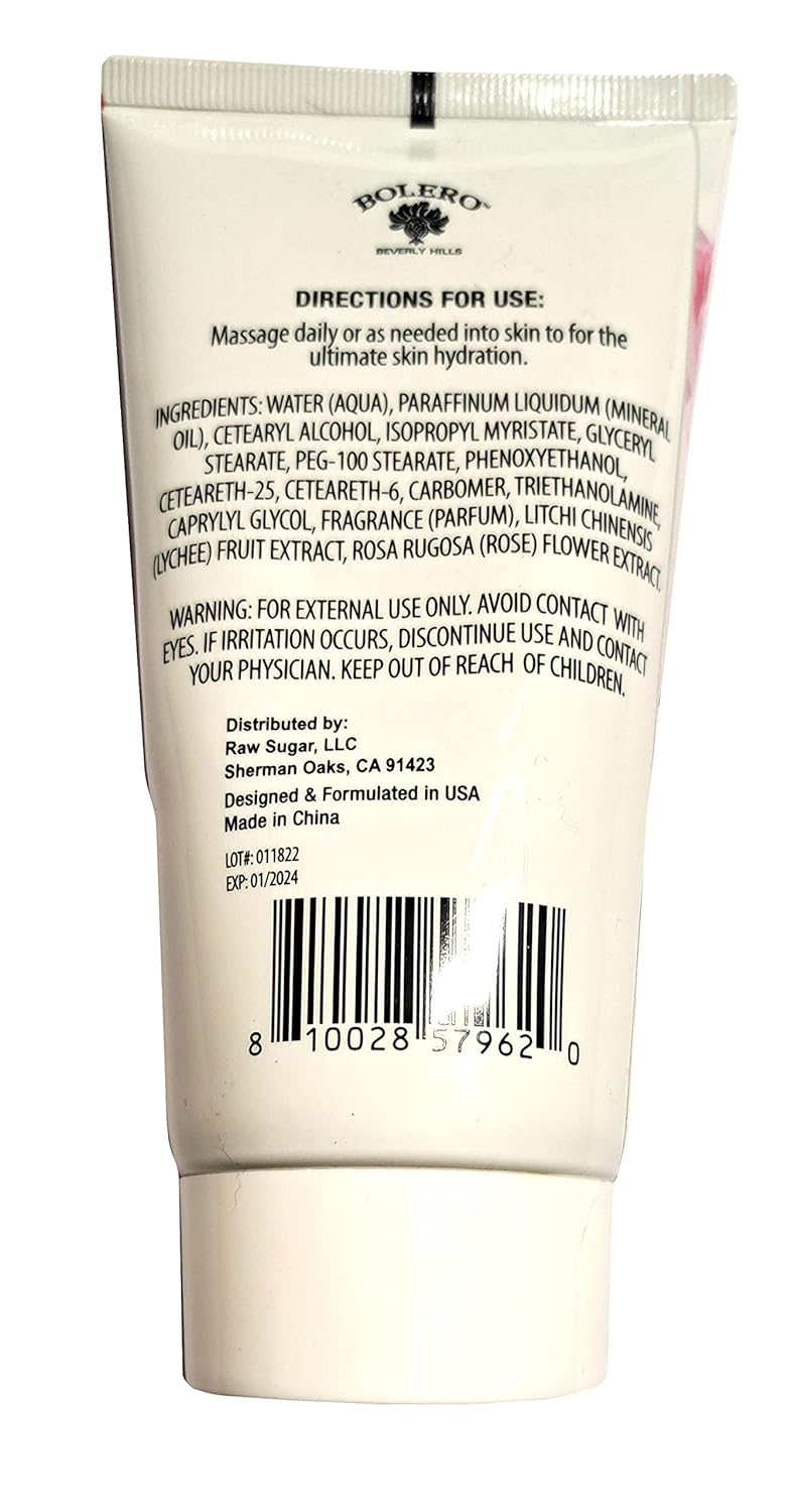 Bolero Body Cream After Shower Whipped Luchee Rose 5fl oz. 147,8ml (1 pieсe)