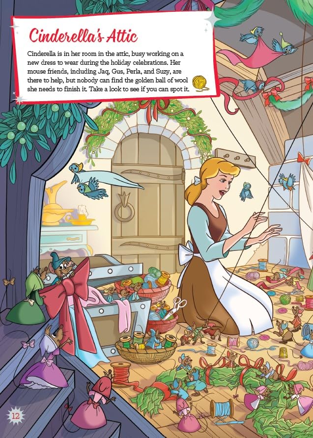 Disney Princess The Magic of the Holiday Season - A Search-and-Find Activity Book