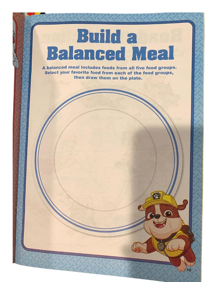 Paw Patrol HEALTHY HEROES WORKBOOK - Children Book