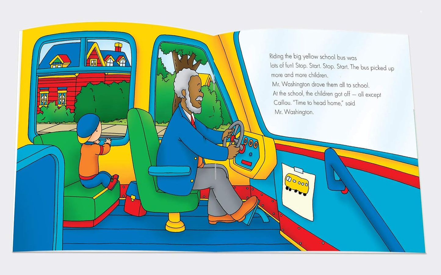 Caillou-The School Bus - Children Book